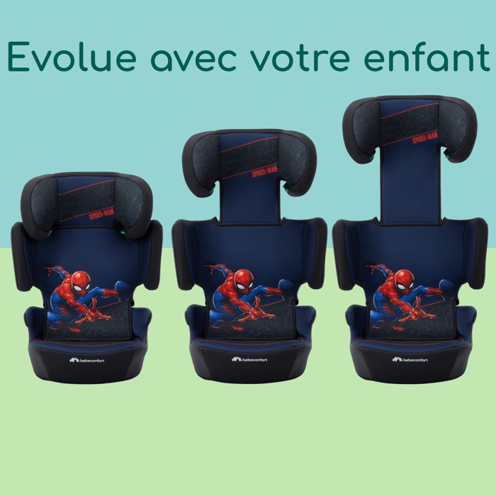 Bebeconfort DISNEY© Road Safe i-Size Spiderman Car Seat, Group 2/3, 3.5 to 10/12 years, 100-150cm, 15-36kg, Authentic Spiderman