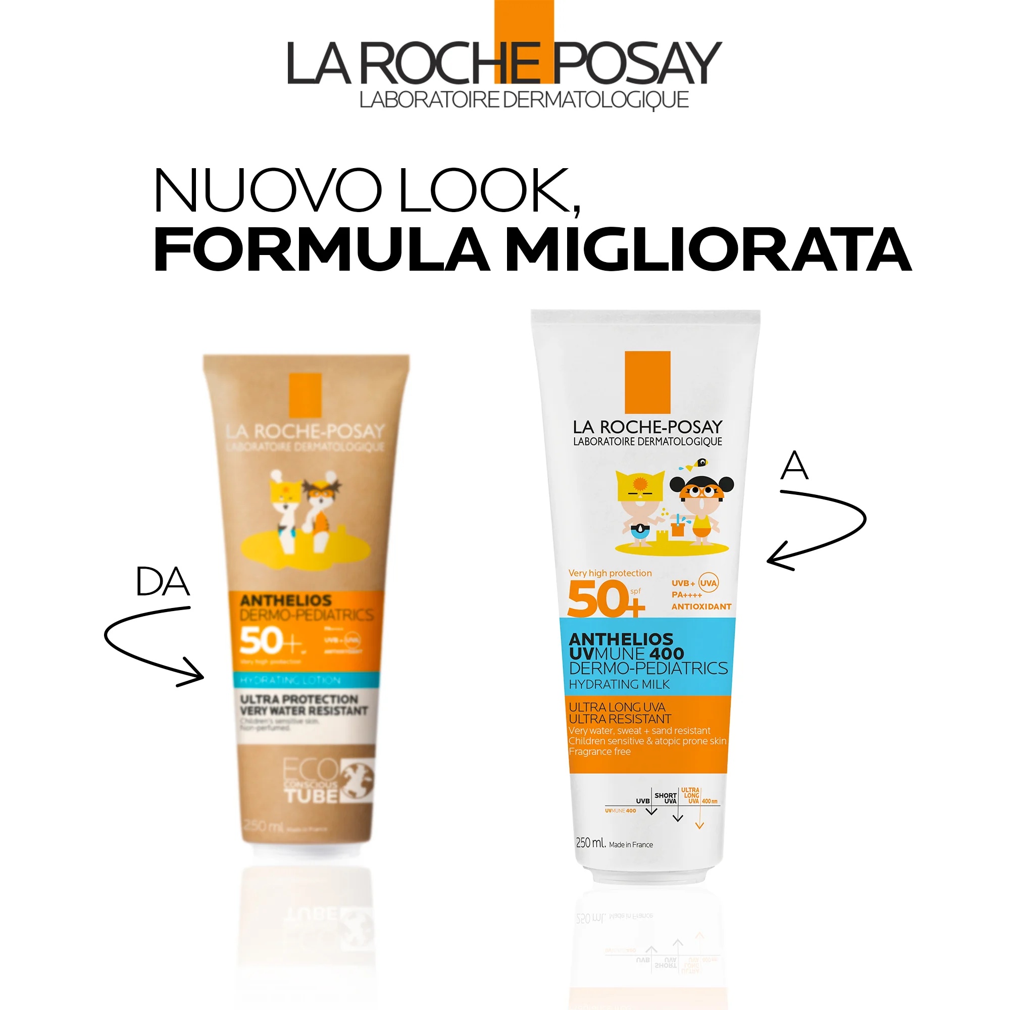 LA ROCHE POSAY La Roche Posay Anthelios Sun Milk Niños SPF50+ 250 ml Leche solar protectora
