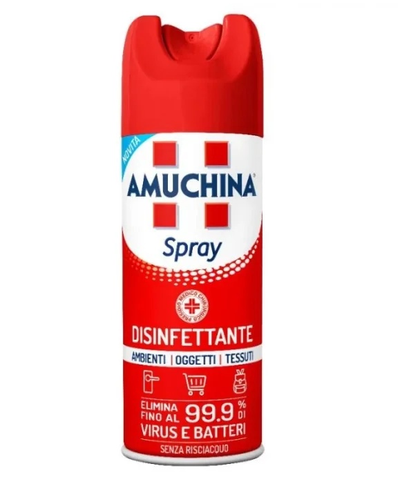 AMUCHINA Spray désinfectant Amuchina pour l'environnement, les objets et les textiles 400 ml