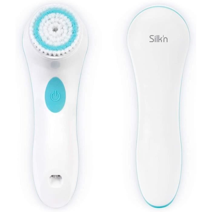 SILK'N PURE Gesichtsreinigungsbürste – Für Mischhaut und empfindliche Haut – 4 Reinigungsprogramme