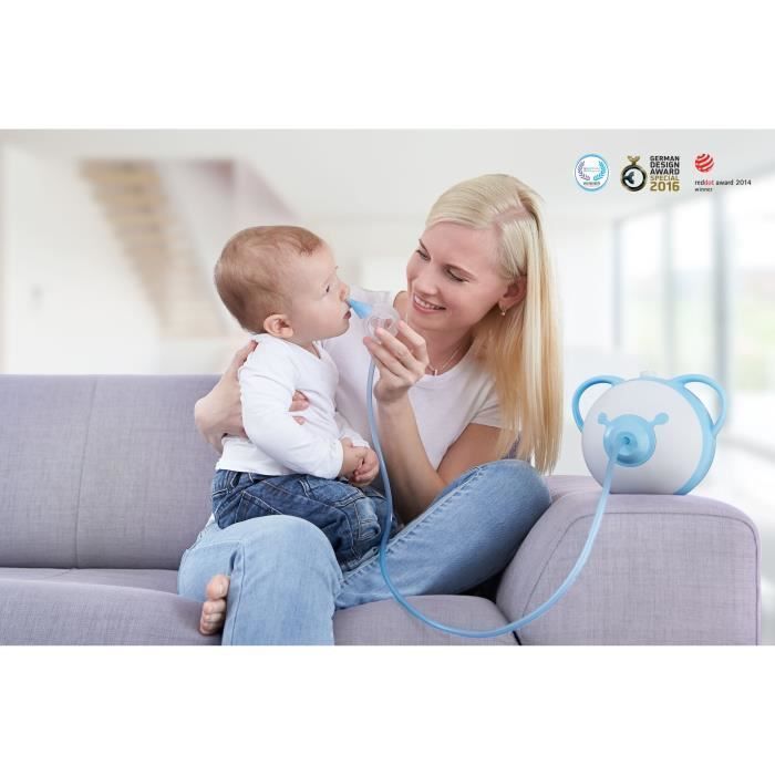Aspirador Nasal Elétrico para Bebês NOSIBOO Pro - Azul