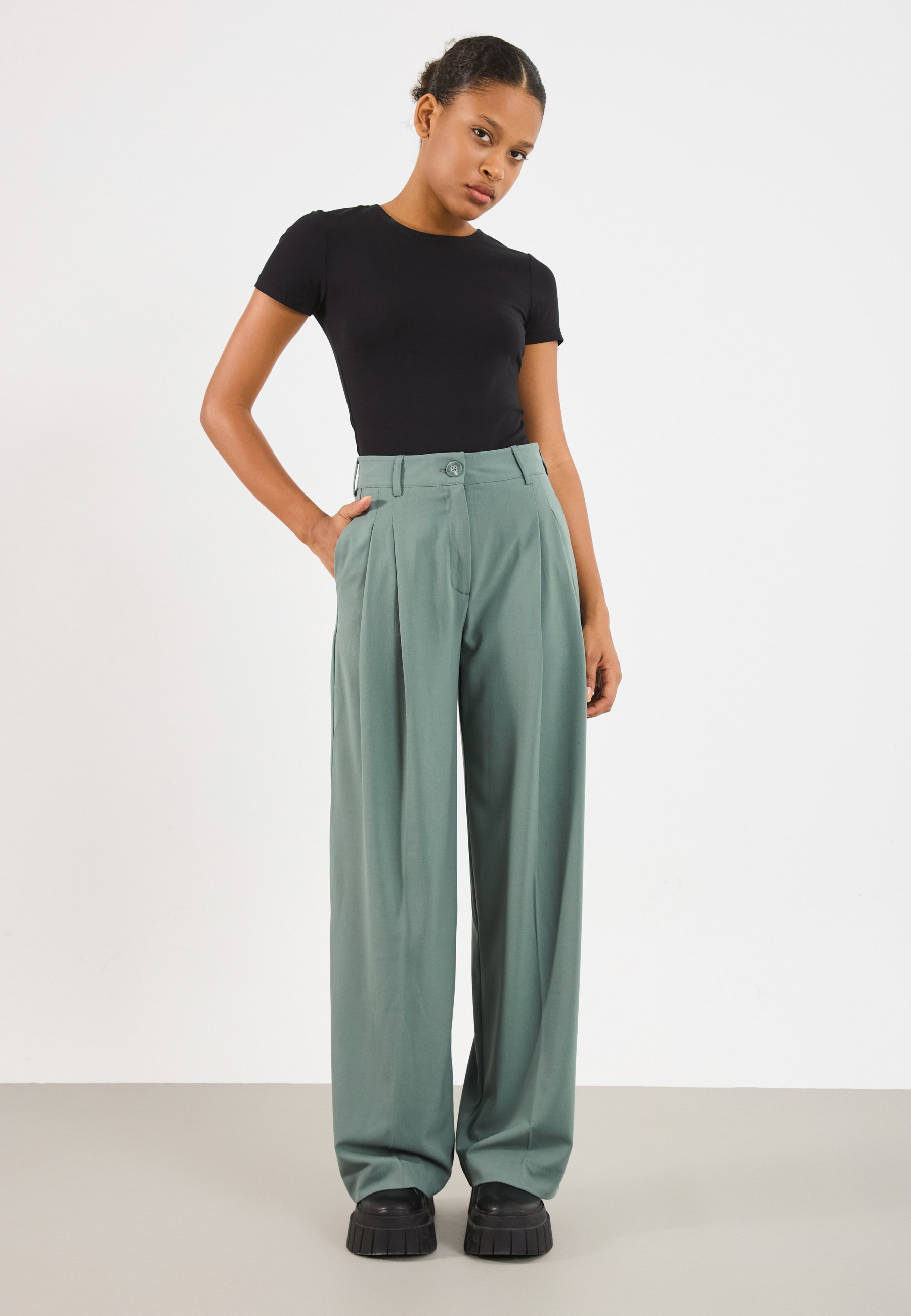 Pantalon pair et impair - sauge