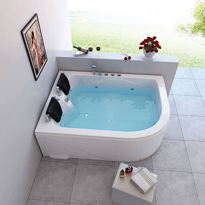 Spa d'intérieur HOME DELUXE 'BLUE OCEAN' >Version: Droit