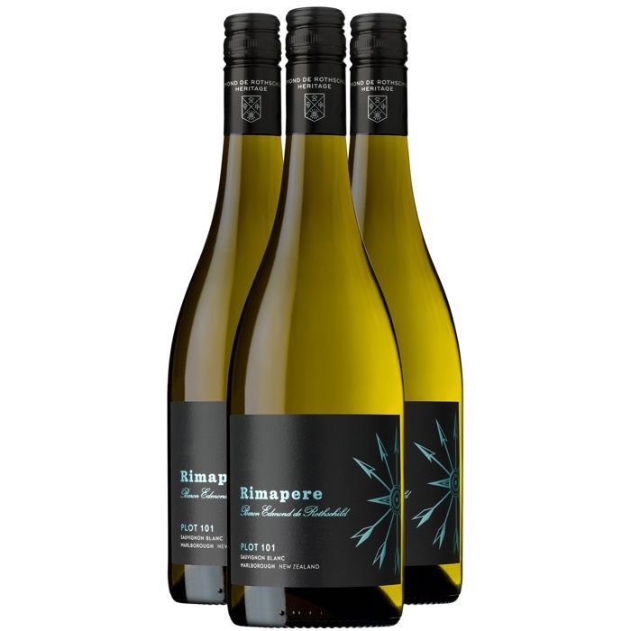 Edmond de Rothschild New Zealand Marlborough Rimapere Plot 101 2023 - Neuseeländischer Weißwein (3x75cl).