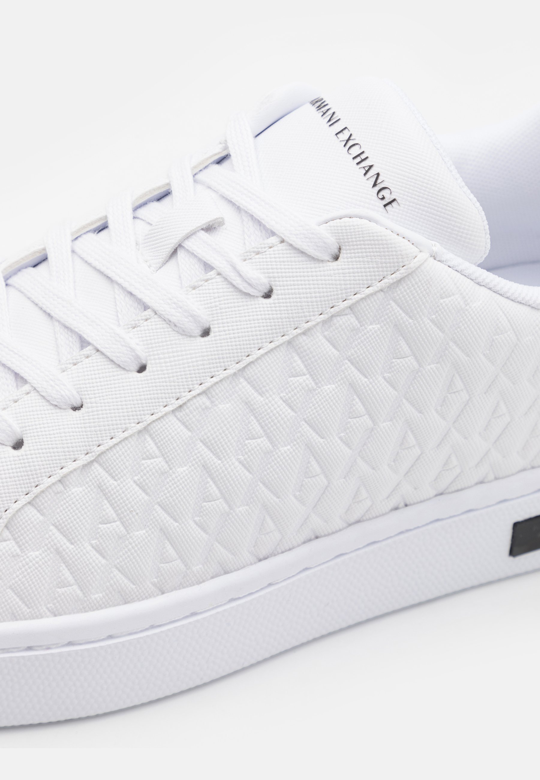 Armani Exchange LONDON - Sneakers - optisch wit/zwart