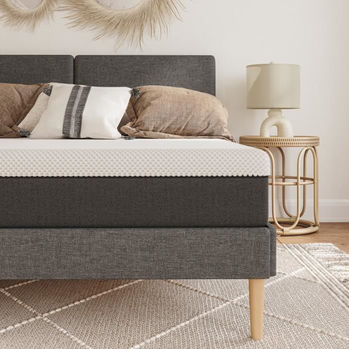 EMMA | Materasso ibrido 140x200 | Memory foam + molle | La SCELTA MIGLIORE di Emma | Schiena lenitiva | Supporto e traspirabilità | 25 cm