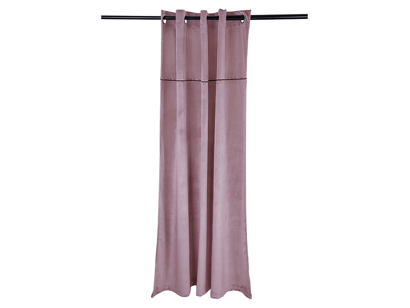 Zasłona Chic Posh przelotki 140x270 cm różowa