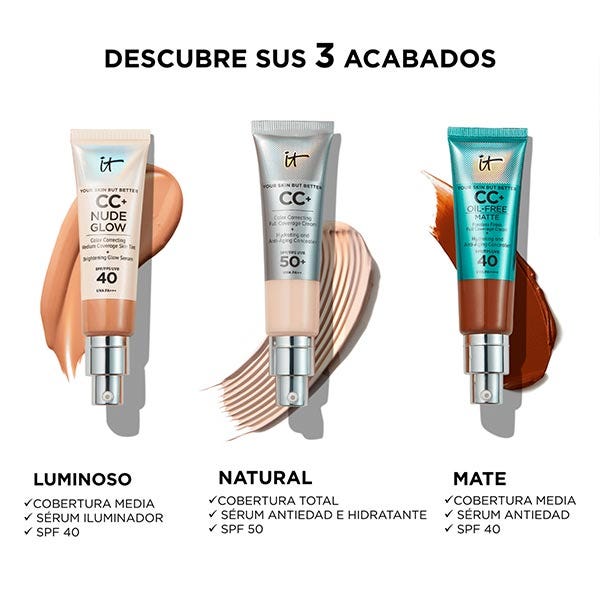 Cc+ Cream Foundation Πλήρους Κάλυψης με Spf 50+