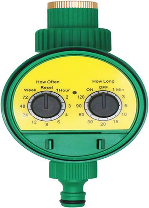 Temporizador de riego, riego automático de jardín, controlador de riego con pantalla LED resistente al agua