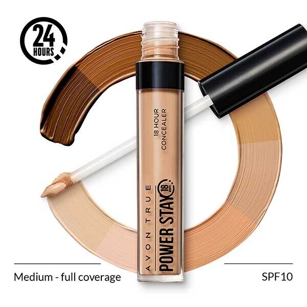 Avon Power Stay 18-timers concealer Golden Medium Deep 42G