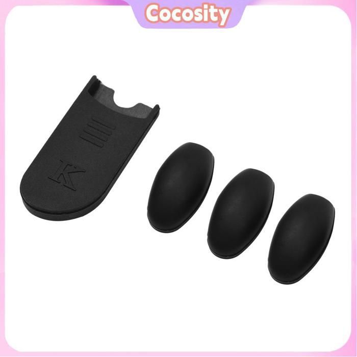 Poggiapollice per sassofono, cuscinetto poggiadito in gel di silicone, protezione per le dita con chiavi