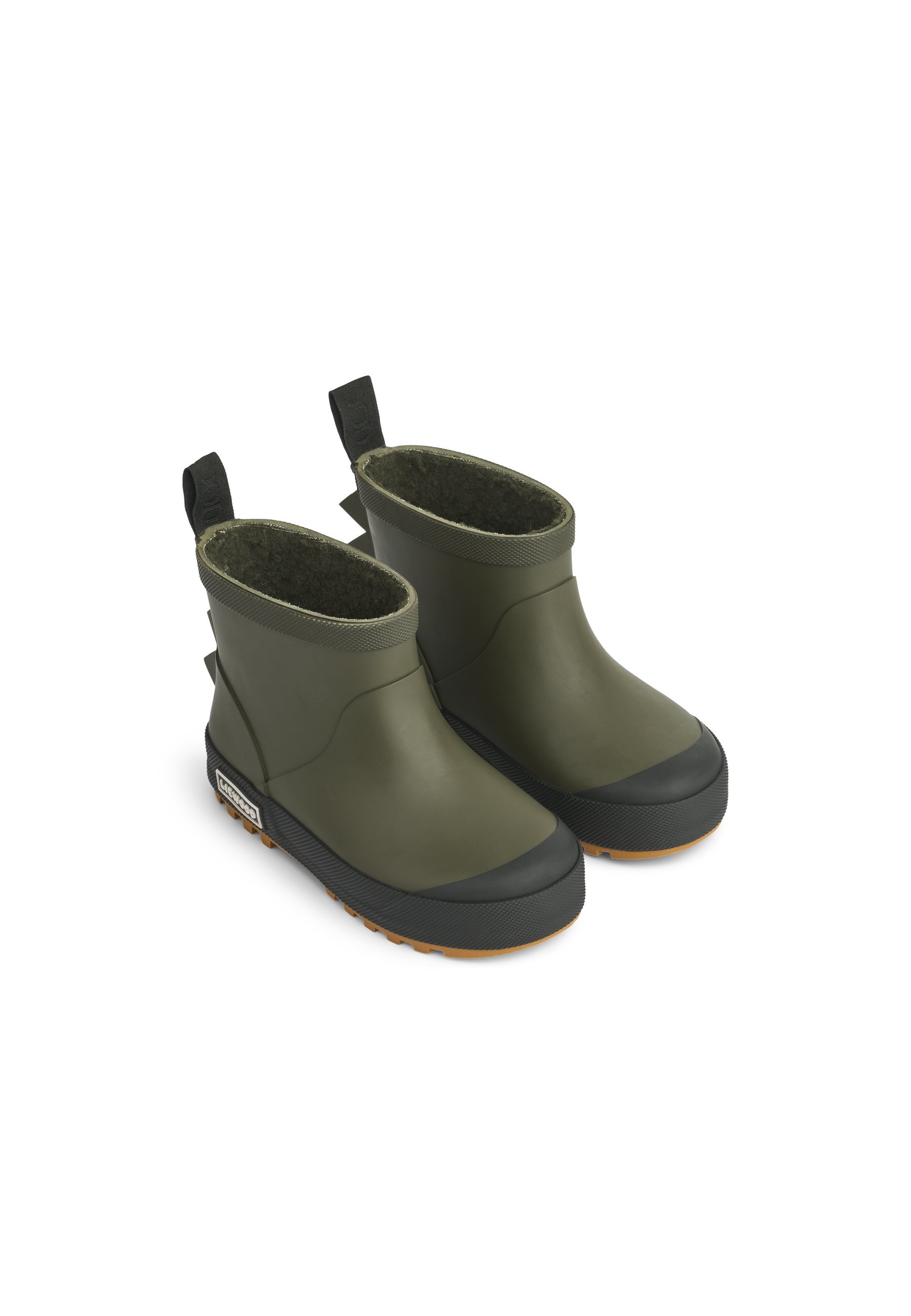 Liewood JESSE DINO THERMO REGENLAARZEN UNISEX - Regenlaarzen - legerbruin