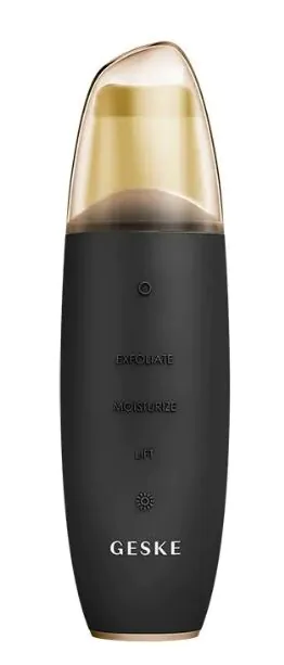 Geske MicroCurrent Skin Scrubber & Blackhead Remover 9in1 Peeling kawitacyjny Gray
