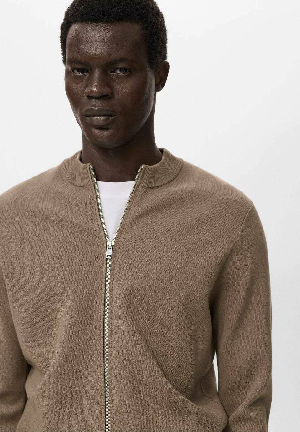 Cardigan Mango - marrone medio