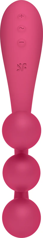 Vibrador Satisfyer Tri Ball 1 com estimulador clitoriano