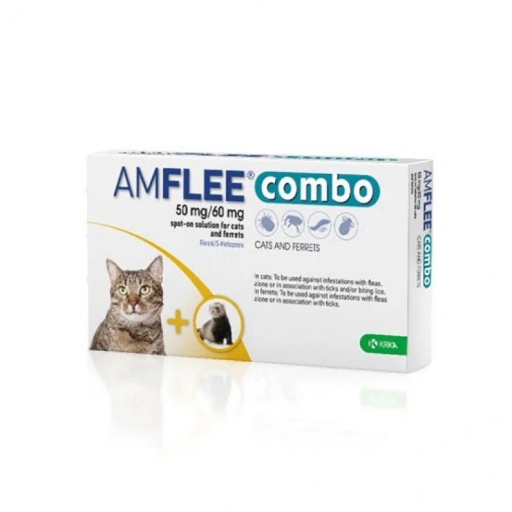 AMFLEE Amflee Combo 50 mg/60 mg Chats et Furets Cou 1 pipette