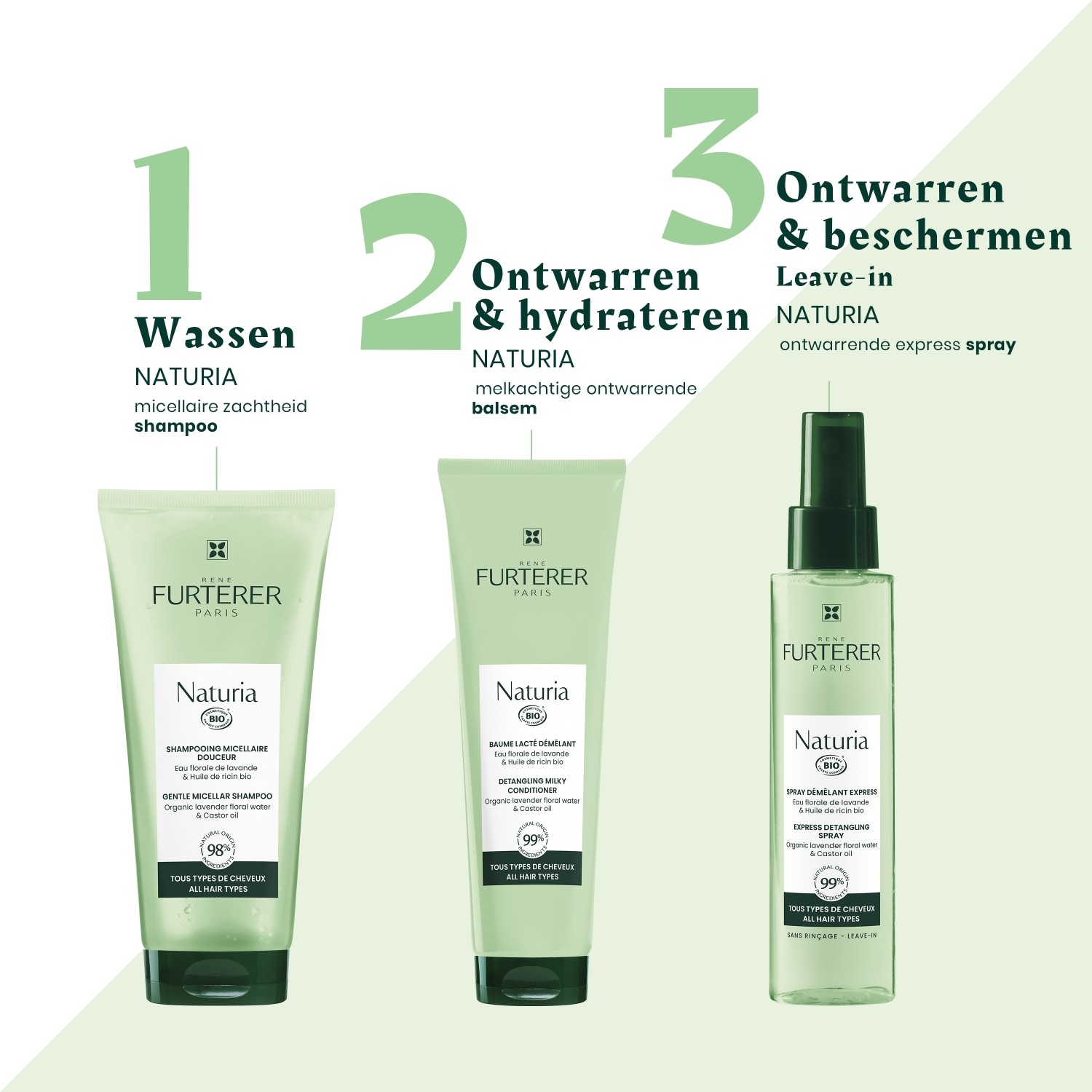 René Furterer Naturia regenerator mlijeka za raspletanje - 150 ml