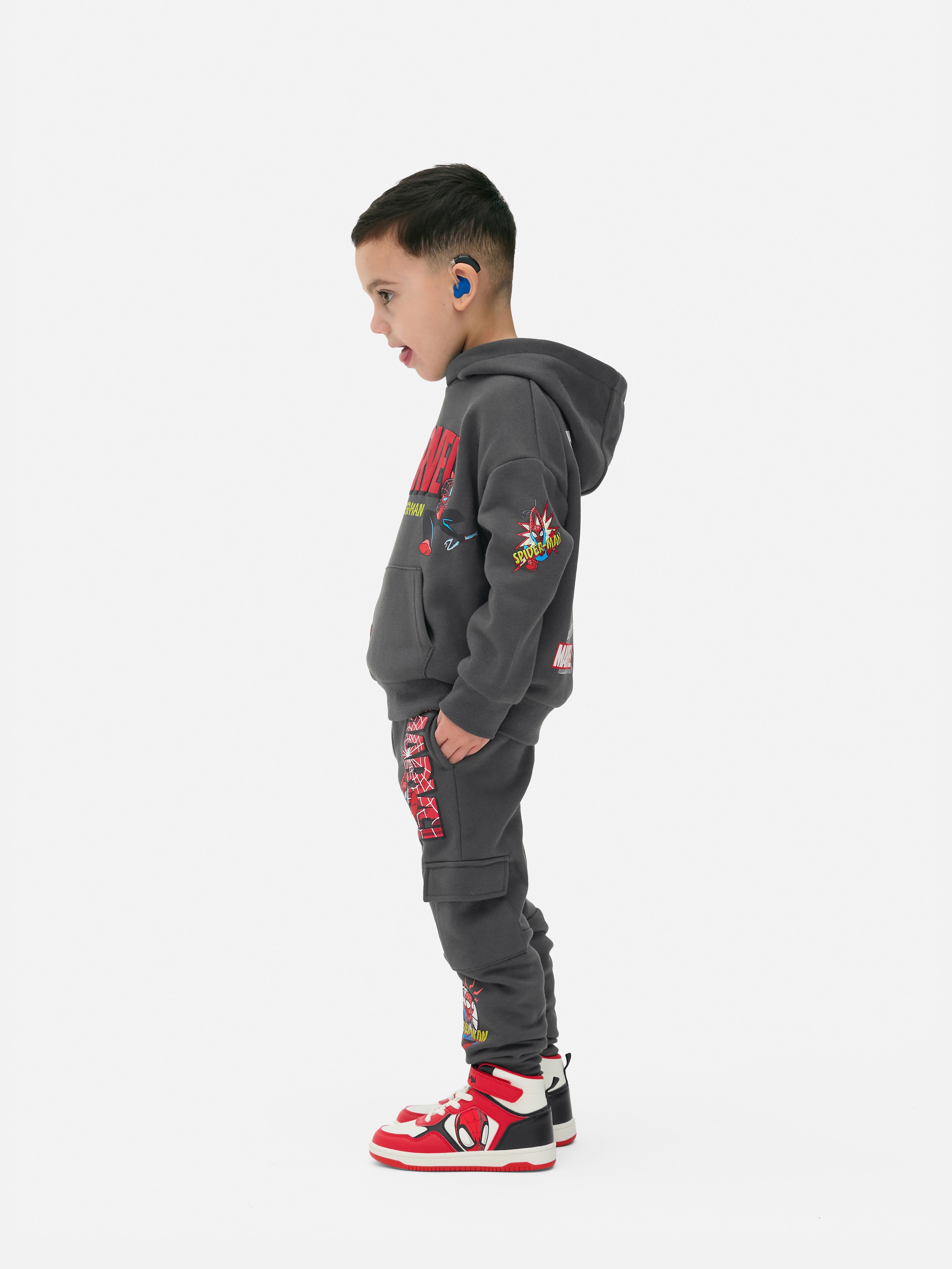 MARVEL Spider-Man Cargo Nadrág Rugalmas derékpántos cargo nadrág Pókember mintákkal és zsebekkel