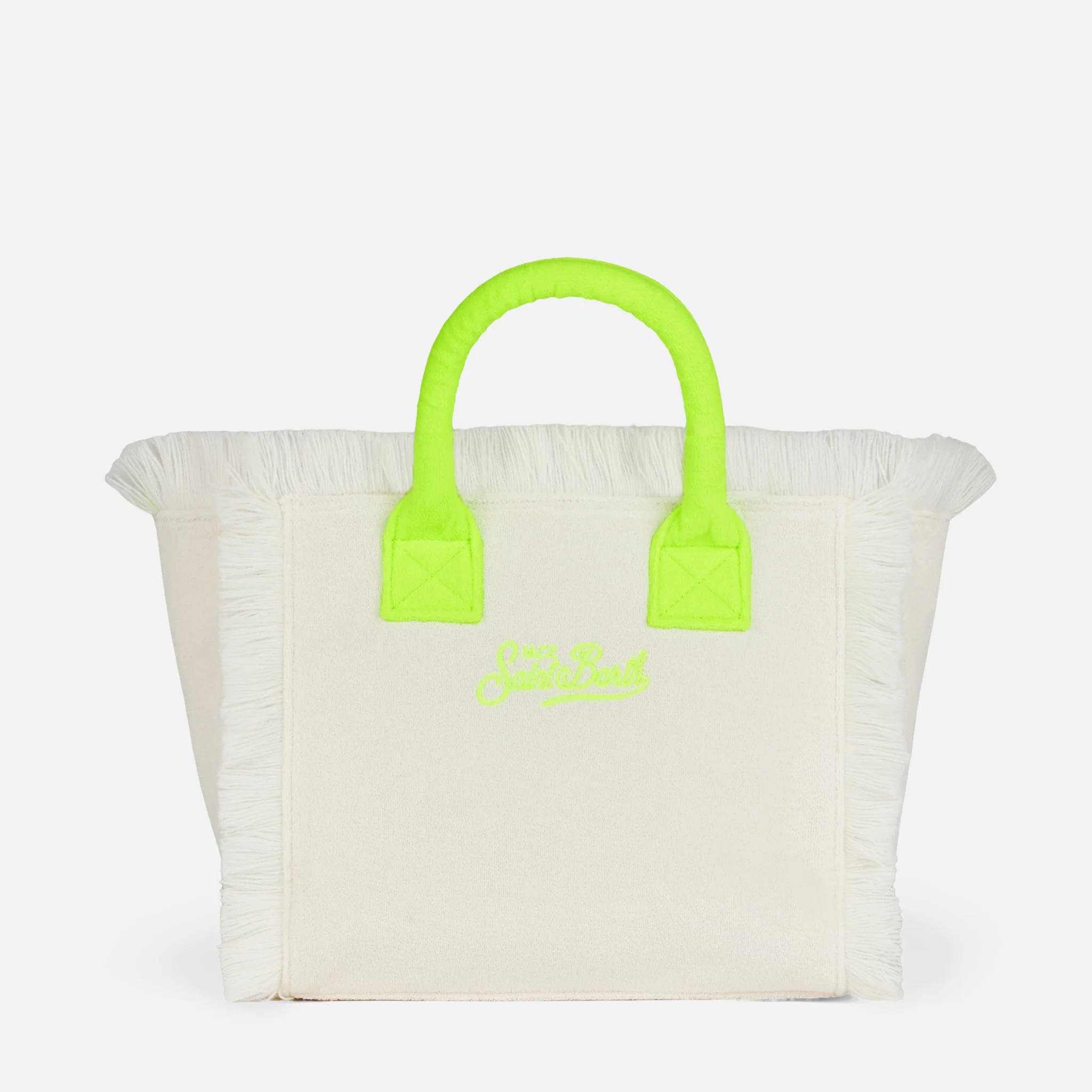 Witte badstof tas van Colette met Saint Barth-logo