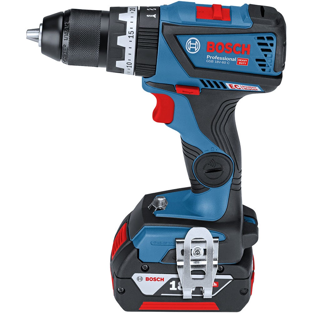 BOSCH 18V Akku-Schlagbohrschrauber 13mm Gehäuse GSB 18V-60 C 0615990J9U