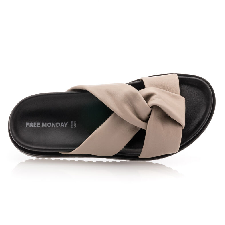 Beige dame mules/træsko