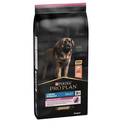 PURINA PRO PLAN Große, robuste Lachs-Suppe für Erwachsene mit empfindlicher Haut