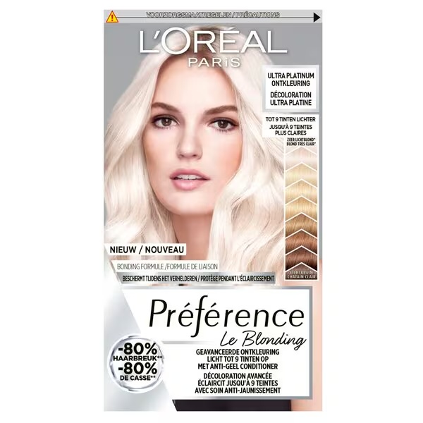 L'Oréal Paris Préférence Le Blonding Ultra Platinum Coloring<br>