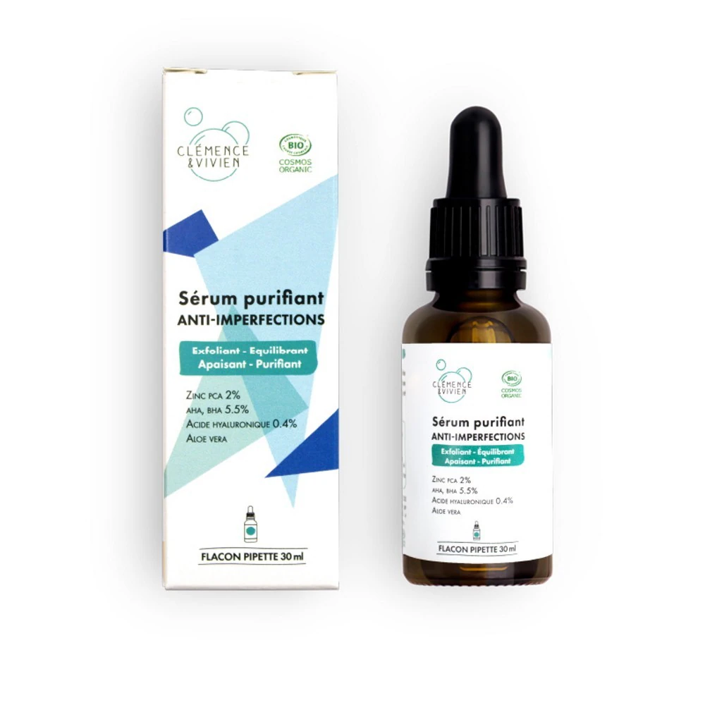 Clémence & Vivien SERUM PURIFIANT ANTI-IMPERFECTIONS