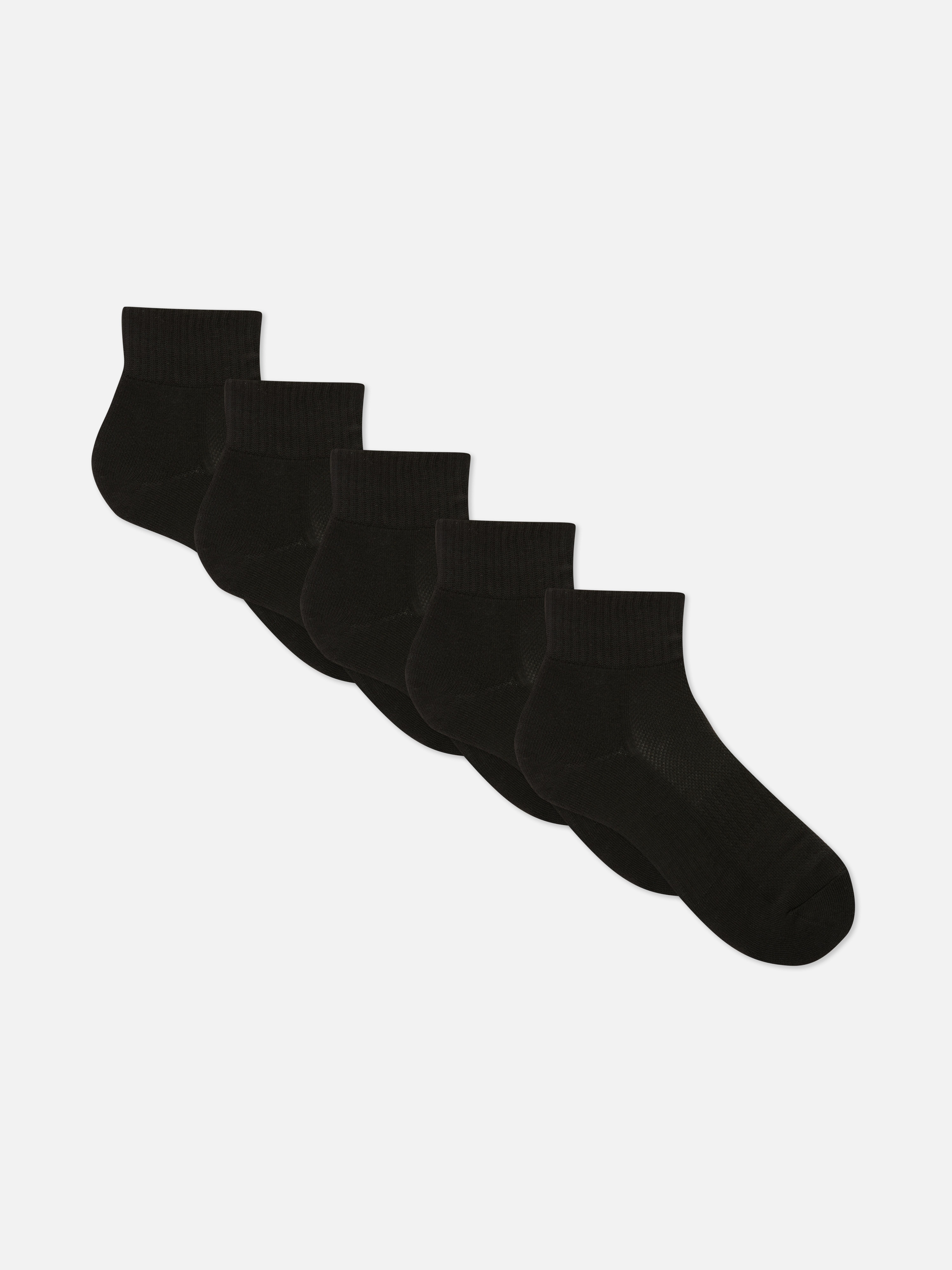 Bunte kurze Socken, 5 Paar. Egal, welche Schuhe Sie am liebsten tragen, diese kurzen Socken sind unverzichtbar.