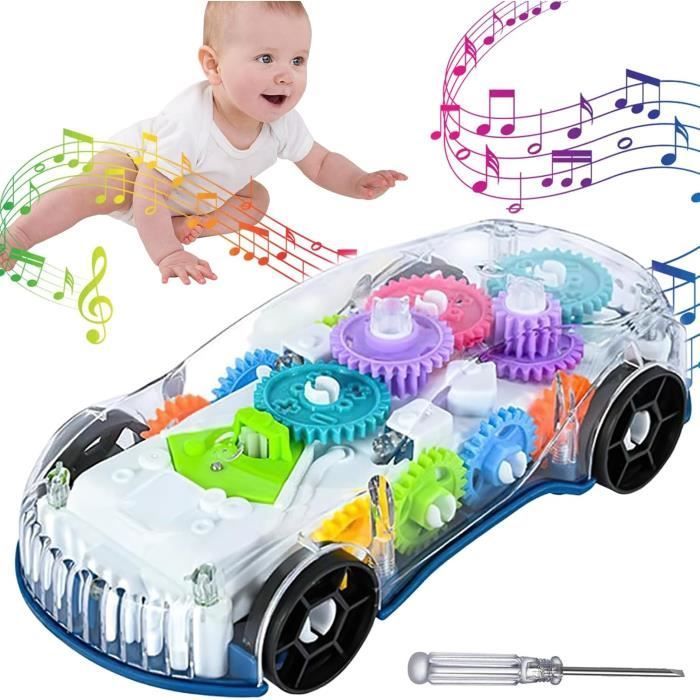 Geared Car - Speedlite - LED Lights - 4 Wheels - For Children Ages 3 and Up