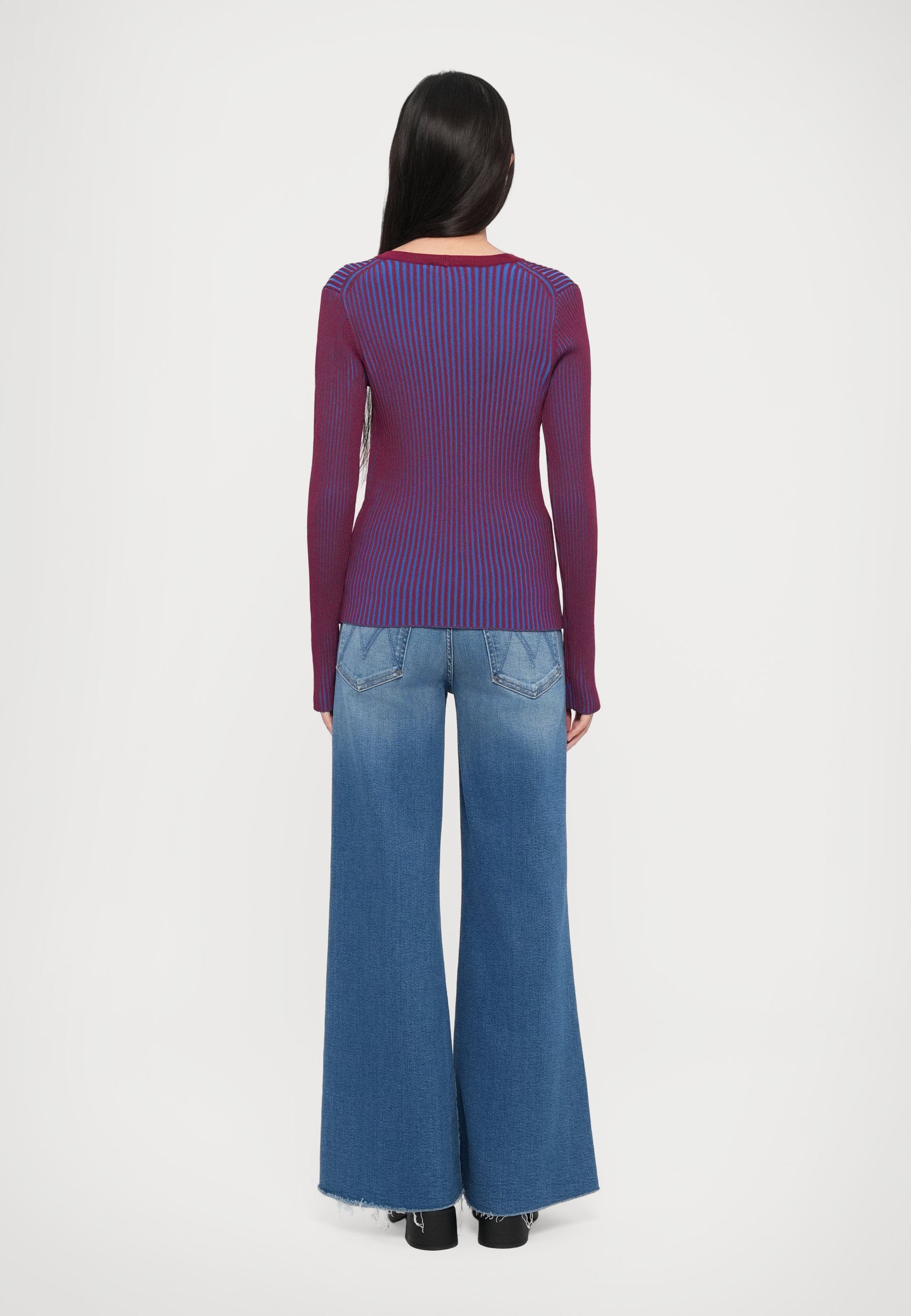 STAUD SWEATER - Kardigan - blue/lila