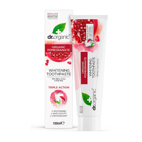 Dr. Organic zubní pasta s granátovým jablkem 100ml