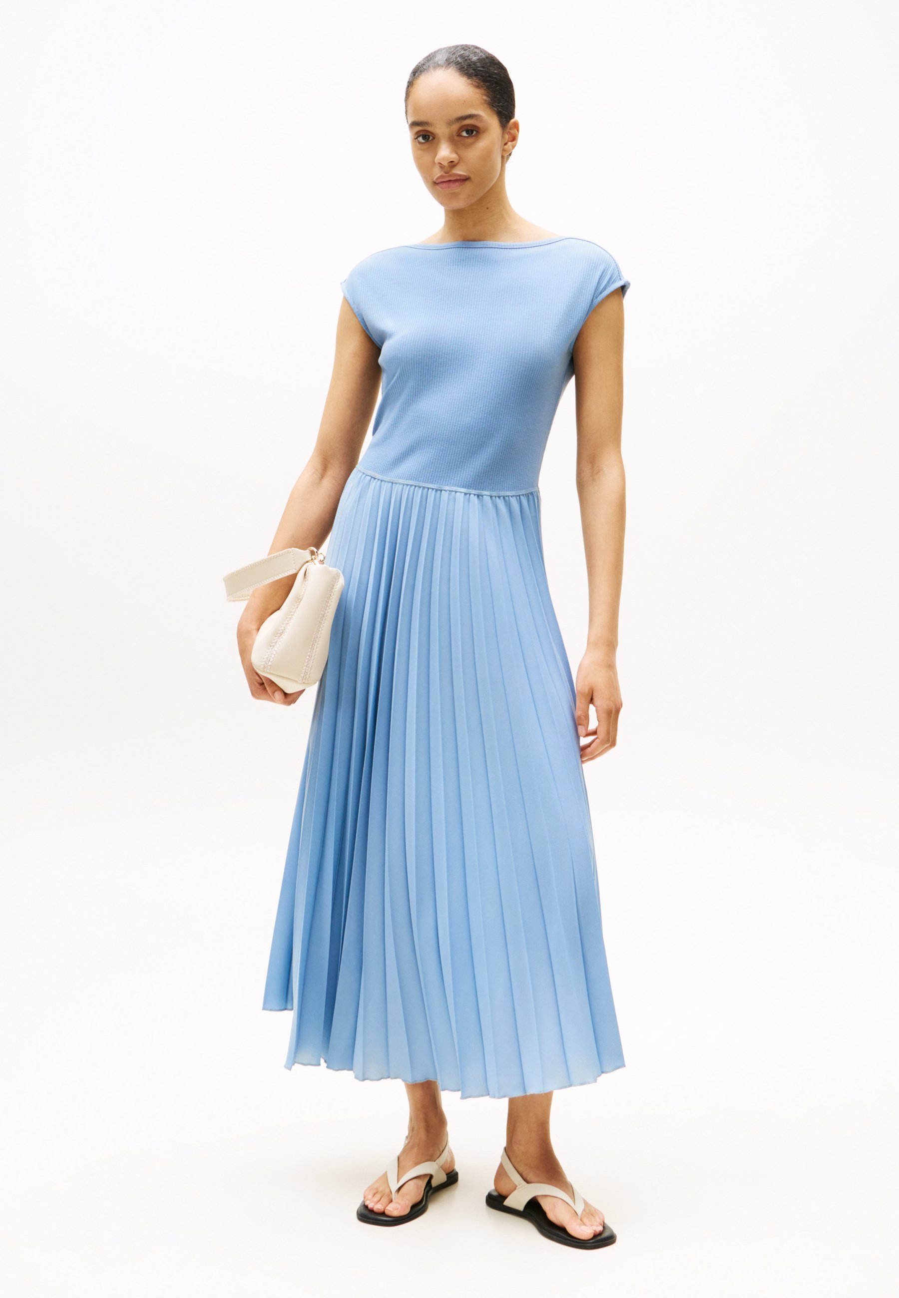 Tommy Hilfiger MIDI - Dagjurk - frisblauw
