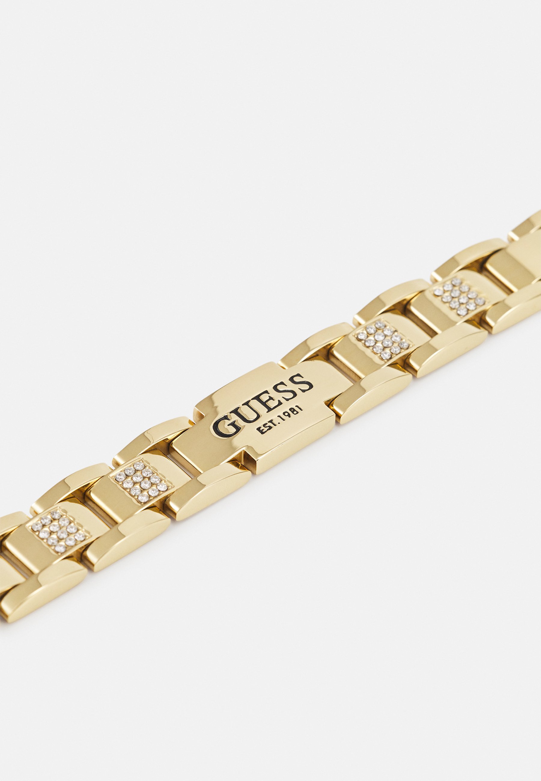 Bracciale Guess Flat Chain Unisex - color oro giallo