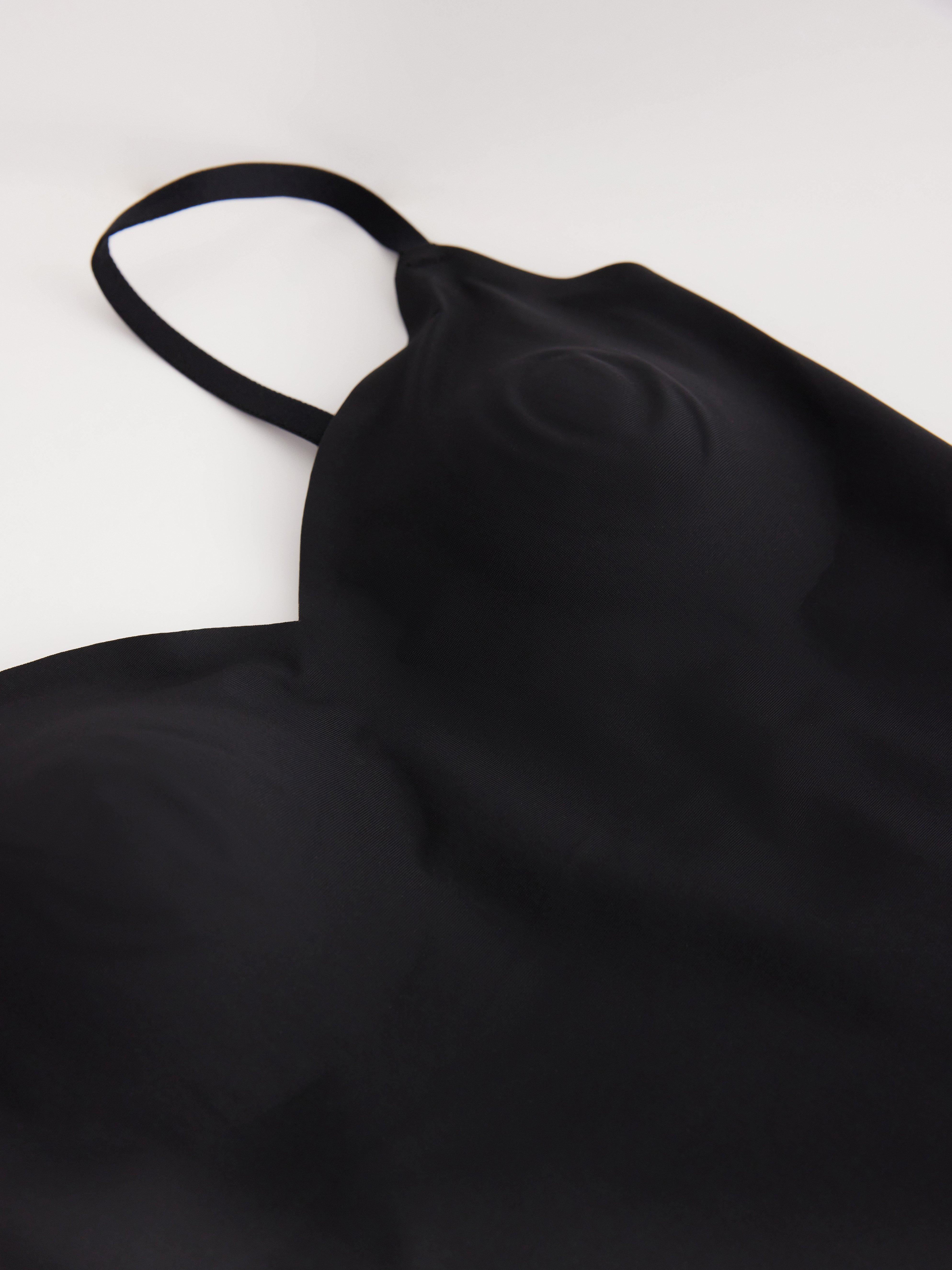 Body modelator invizibil cu susținere medie, negru