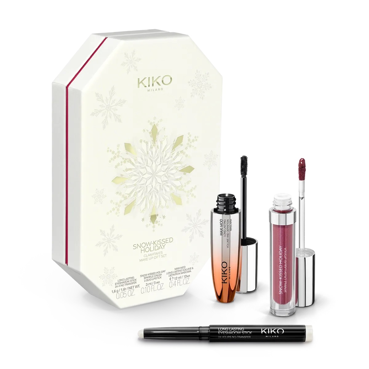 Kiko Milano Snökyssta Holiday Glam-Faves Make-up Presentset