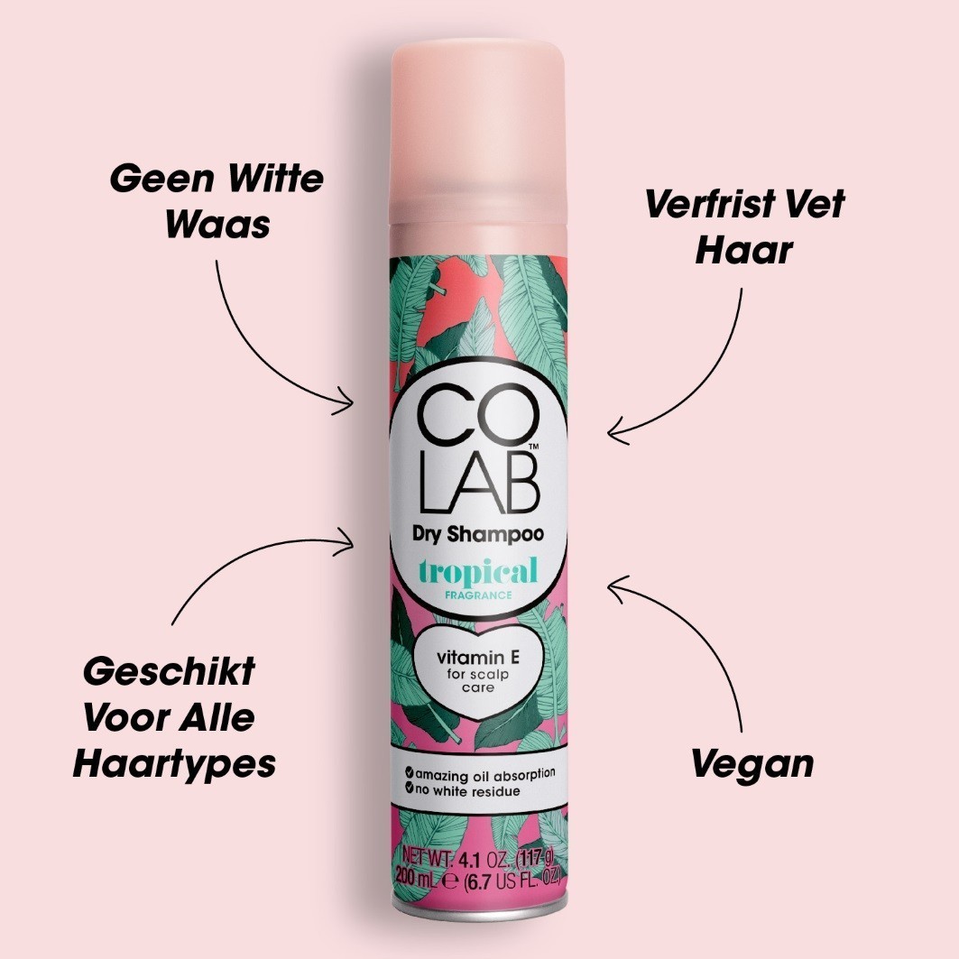„Colab“ sausas šampūnas „Tropical“ – 200 ml
