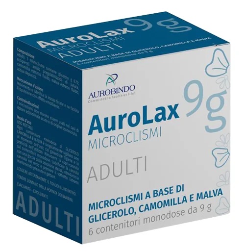 AUROLAX Microenemas Aurolax para adultos, 6 unidades
