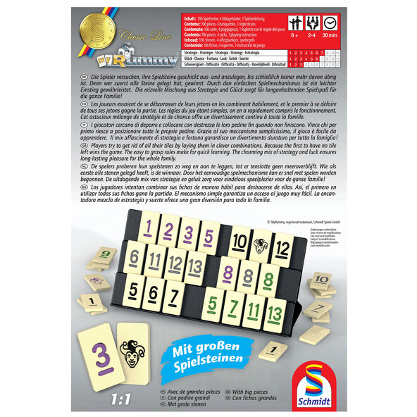 Classic Line, MyRummy®, mit großen Spielfiguren
