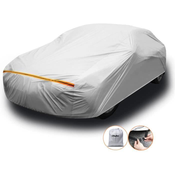 Funda para coche para sedán de exterior, impermeable, resistente al viento, al polvo y con protección contra cuchillos.