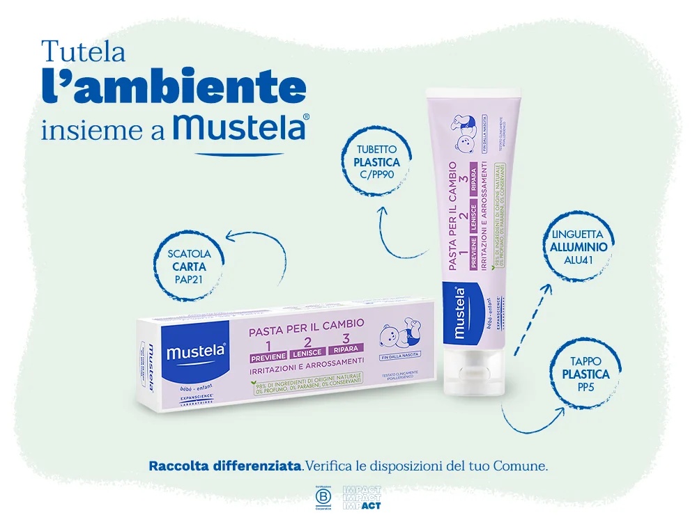 MUSTELA Mustela Veranderende Pasta 150 ml Triple Action