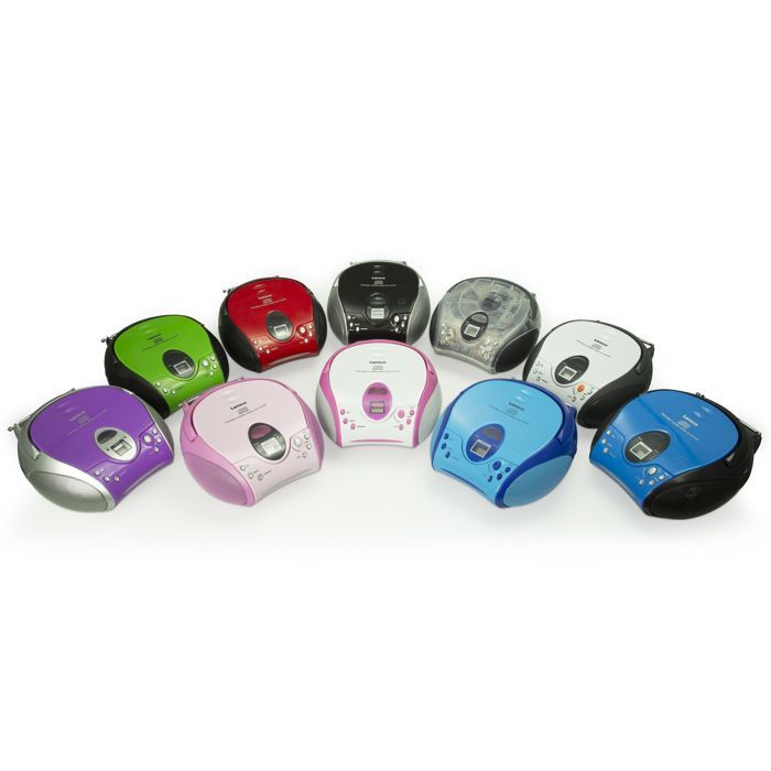 Lenco SCD-24TR - Radio portable avec lecteur CD - Transparent