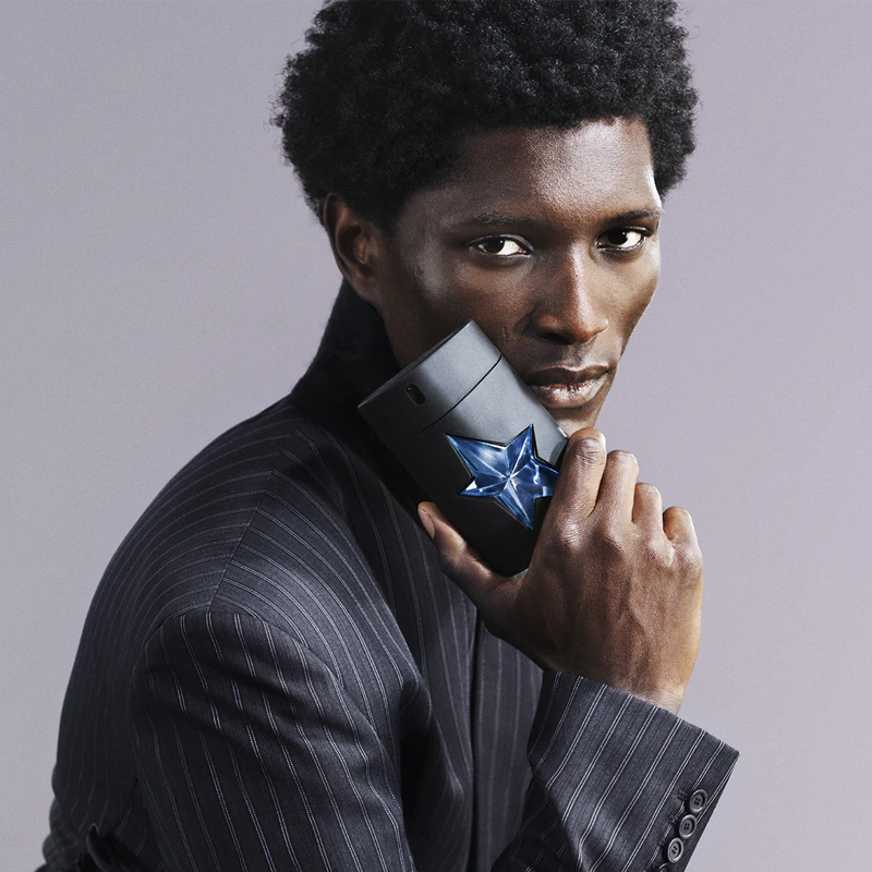 Frasco de borracha recarregável Mugler A*Men Eau de Toilette para homem