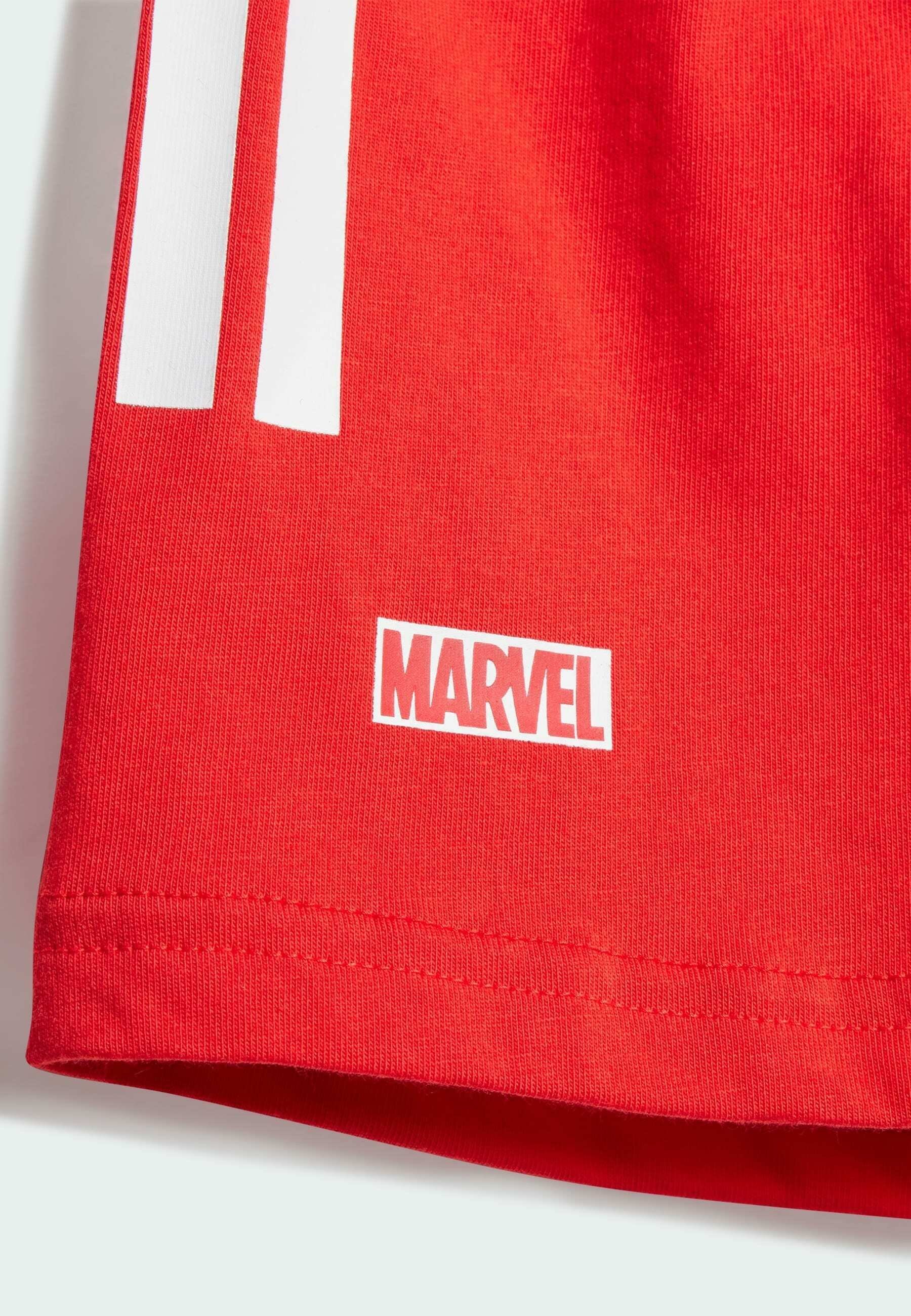 adidas Sportswear MARVEL SPIDER-MAN KIDS - Sportshorts - wit grijs twee
