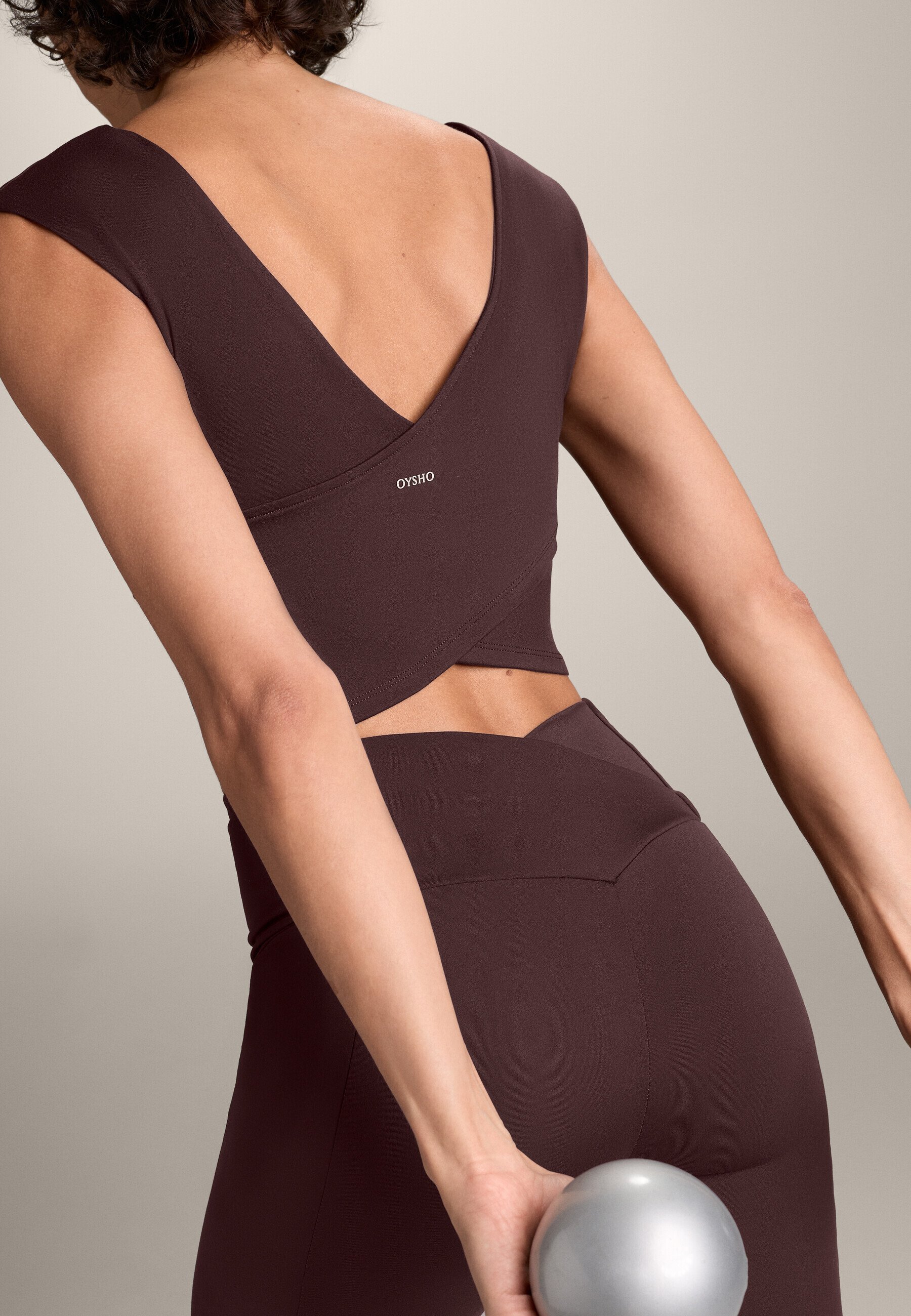OYSHO COMFORTLUX CROSSOVER - Top - bruin
