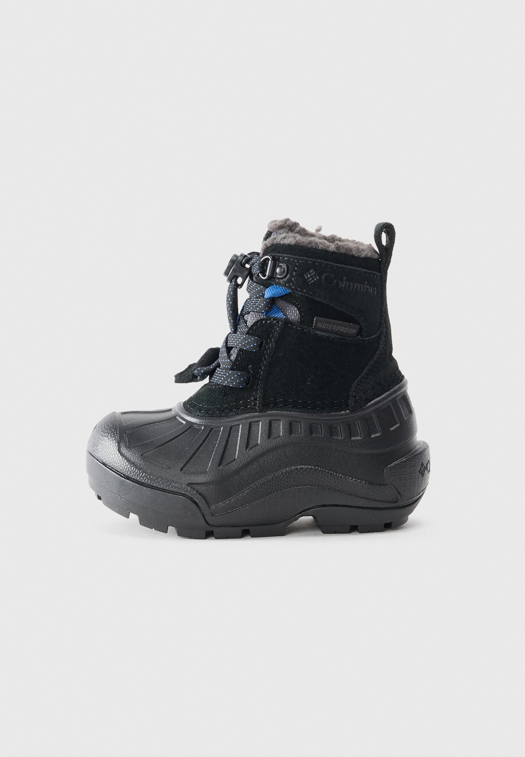 Columbia POWDERBUG ALPINE UNISEX - Buty zimowe - ciemnoszary/górski błękit