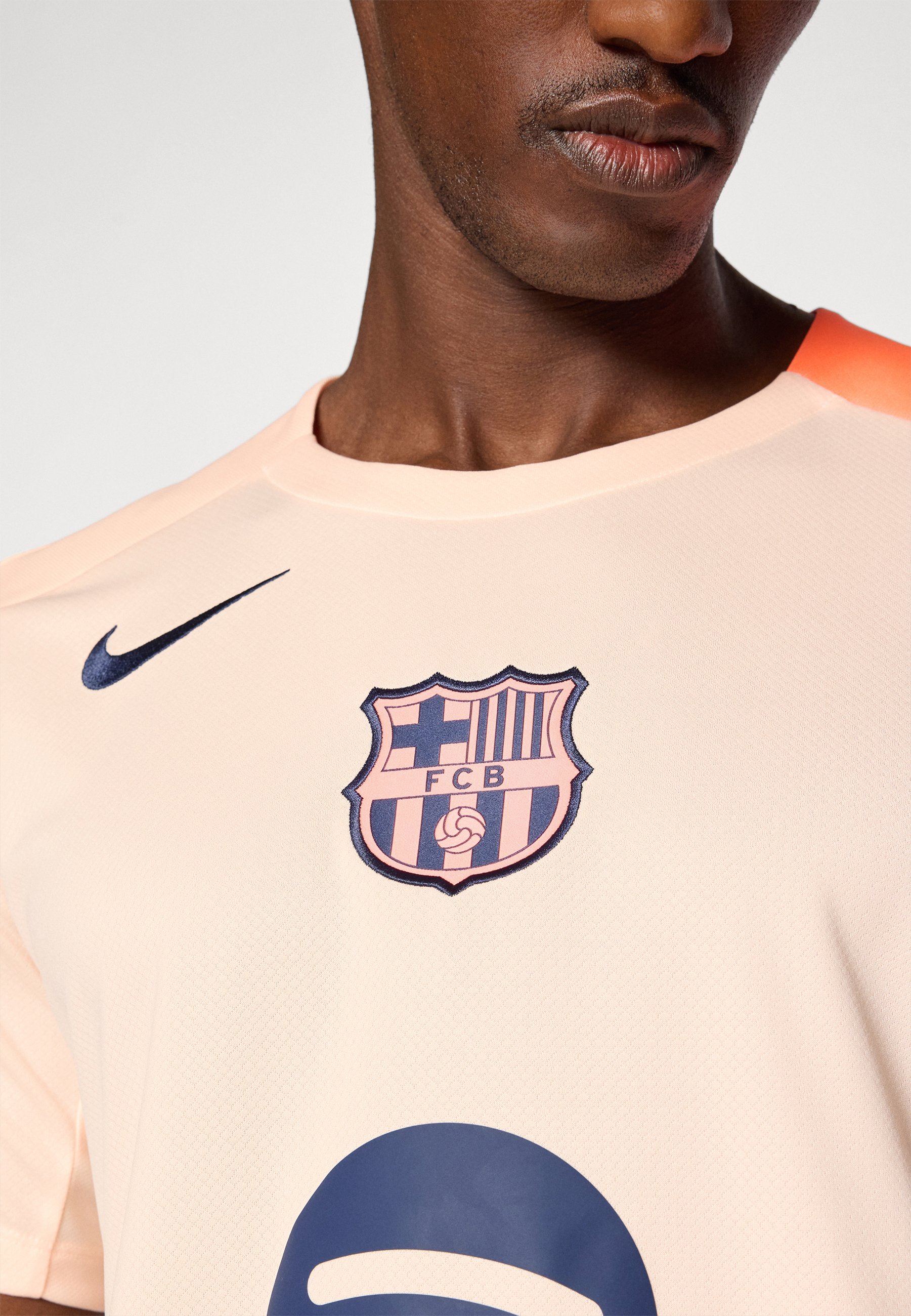 Maglia da club Nike Performance FC BARCELONA STRIKE - tinta cremisi/mango brillante/blu notte