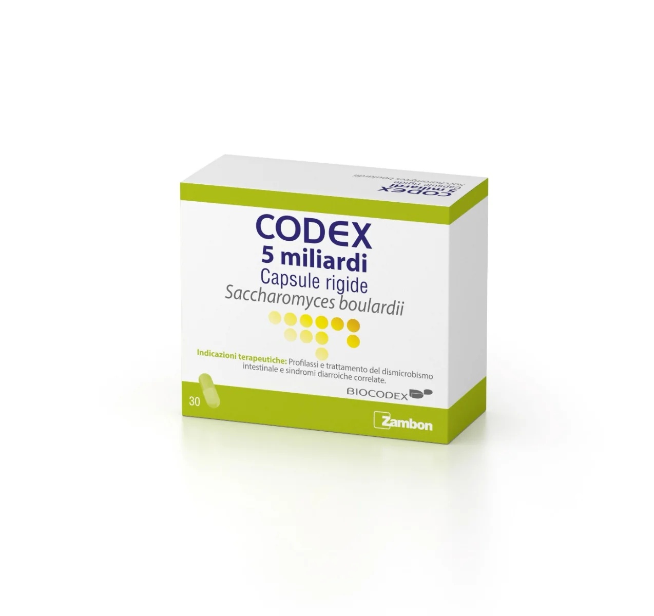 CODEX Codex 5 Milliarden 30 Hartkapseln Behandlung von intestinaler Dysbiose