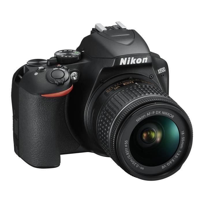 NIKON D3500 DSLR-kamera + AF-P DX 18-55 VR-objektiv - 24,2 MP DX, FullHD-video
