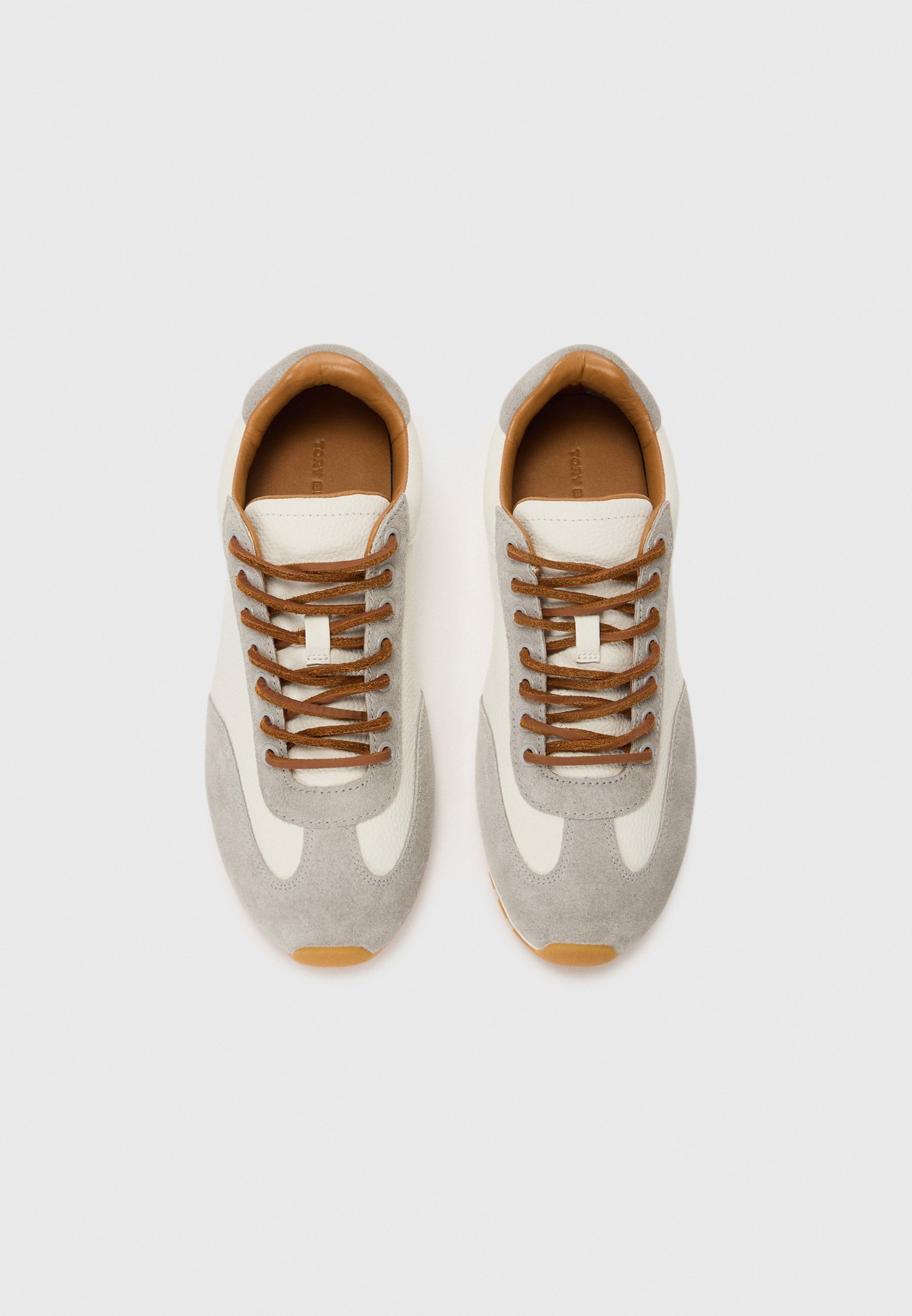 Tory Burch TORY TRAVEL - Sneakers - wit/lichtgrijs/lichtgrijs